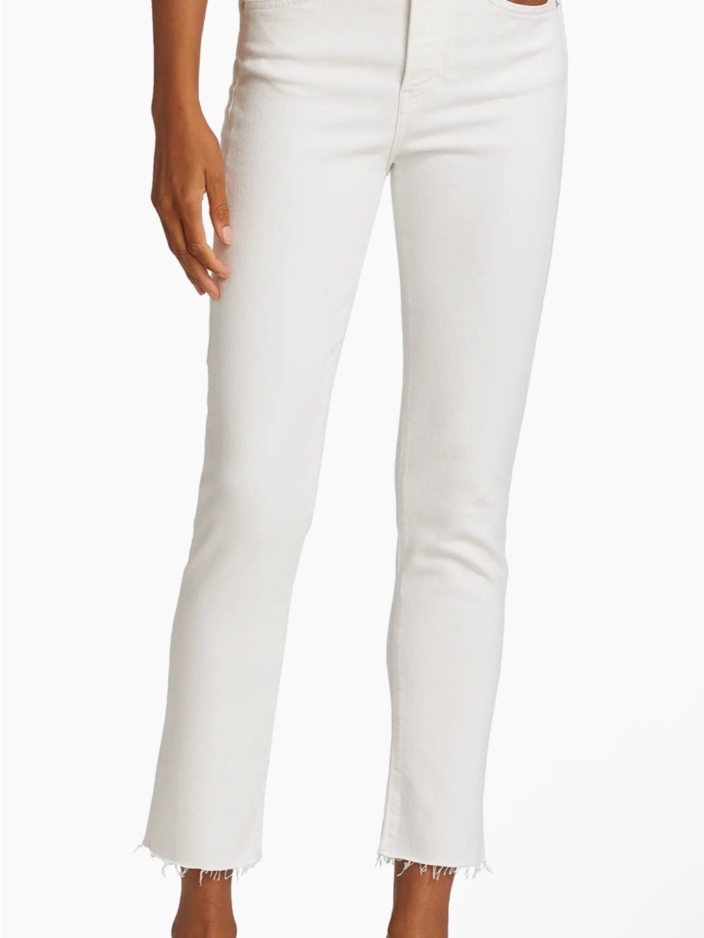 Veronica Beard White Carly Kick Flare Jeans SZ 27